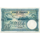 CONGO, Banque centrale du Congo belge et du Ruanda-Urundi, 20 francs, 01.09.52. Série E. Pick 23; Martiny, Congo, BCCBRU3-1.

Beau à Très Beau (Fine...