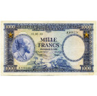 CONGO, Banque centrale du Congo belge et du Ruanda-Urundi, 1000 francs, 15.02.55. Série A. Pick 29b; Martiny, Congo, BCCBRU9-3.

Beau (Fine)