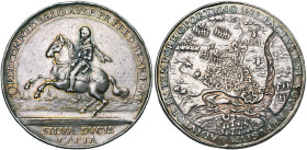 PAYS-BAS SEPTENTRIONAUX, AR médaille, 1629, Versteegh (Harderwijk). Prise de Bois-le-Duc et de Wesel par Frédéric-Henri de Nassau. D/ Frédéric-Henri c...