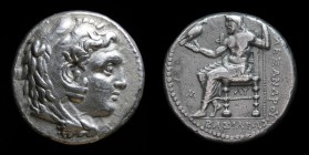 KINGS of MACEDON: Philip III Arrhidaios (323-317 BCE), AR Tetradrachm, Struck under Archon, Dokimos, or Seleukos I, circa 323-318/7 BC. Babylon, 16.95...