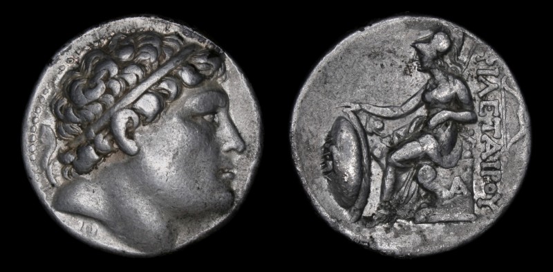 KINGS of PERGAMON: Eumenes I (263-241 BCE), AR Tetradrachm. 16.76g, 29mm.
Laure...