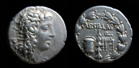 MACEDON: Aesillas (Quaestor, circa 93-87 BC), AR Tetradrachm. Thessalonika, 15.51g, 28mm.
Obv: MAKEΔONΩN (off flan); Head of the deified Alexander th...