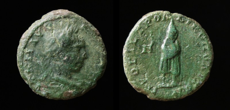 MOESIA INFERIOR, Nikopolis ad Istrum: Elagabalus (218-222), AE16. 2.7g, 16.2mm. ...