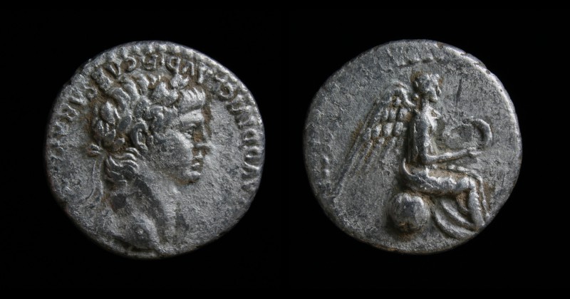 CAPPADOCIA, Caesarea: Nero (54-68), AR Hemidrachm, issued 59-60. 1.65g, 13mm.
Ob...