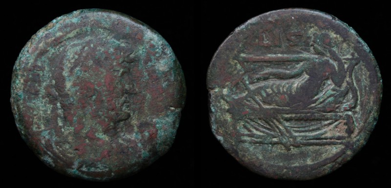 EGYPT, Alexandria: Hadrian (117-138), AE Drachm, issued 131/2. 22.92g, 34.6mm.
 ...