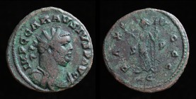 CARAUSIAN REVOLT: Carausius (286-293), AE antoninianus. “C” mint (Camulodunum/Clausentum), 3.65g, 22.5mm. Rare.
Obv: IMP C CARAVSIVS P AVG; Radiate, d...