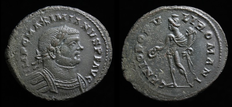 LONDON TETRARCHIC: Maximianus (285-305), AE follis, issued c. 296-303. London, 8...
