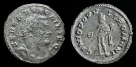 LONDON TETRARCHIC: Severus II as Caesar (305-306), AE follis. London, 11.29g, 27.5mm. Silvered.
Obv: SEVERVS NOBILIS C; Laureate, draped, and cuirasse...