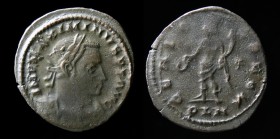 LONDON TETRARCHIC: Maximinus II Daia (308-313), AE follis, issued late 311-312. London, 4.42g, 23.5mm.
Obv: IMP MAXIMINVS P F AVG; Laureate and cuiras...