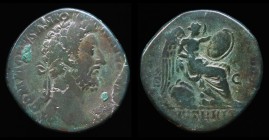 OTHER BRITANNIC: Commodus. (177-192), AE sestertius, issued 184-85. Rome 21,56g, 30mm. 
Obv: M COMMODVS ANTON AVG PIVS BRIT, laureate head right.
Rev:...