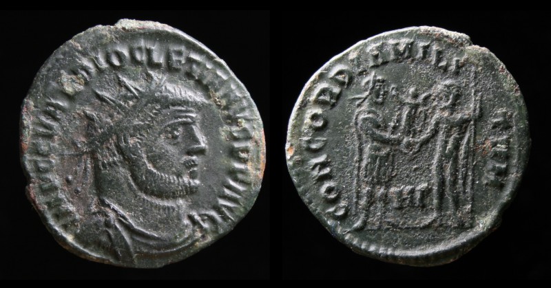 OTHER TETRARCHIC: Diocletian (284-305), AE post-reform radiate, issued 295-8. He...