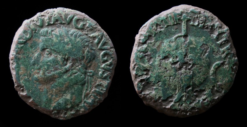 Tiberius (14-37), AE As, issued 35-36 AD. Rome, 8.70g, 27mm.
Obv: TI CAESAR DIVI...