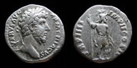 Lucius Verus (161-169), AR Denarius, issued 163-64. Rome, 3.19g, 18.1mm. 
Obv: L VERVS AVG – ARMENIACVS, laureate head right. 
Rev: TR P IIII – IMP II...