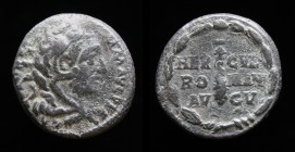 Commodus (179-192), AR Denarius, issued 192. Rome, 2.7g, 17mm. 
Obv: L AEL AVREL COMM AVG P FEL, Commodus head right wearing a lionskin headdress in i...