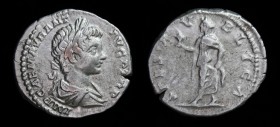 Caracalla, as Augustus with Septimius Severus (198-211), copying issue of 198. Unofficial mint, 3.22g, 18mm.
Obv: IMP CAE M AVR ANT AVG P TR P, laurea...