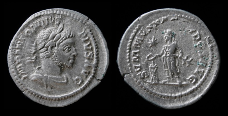 Elagabalus (218-22), AR Denarius, issued 221. Rome, 2.97g, 22mm. 
Obv: IMP ANTON...