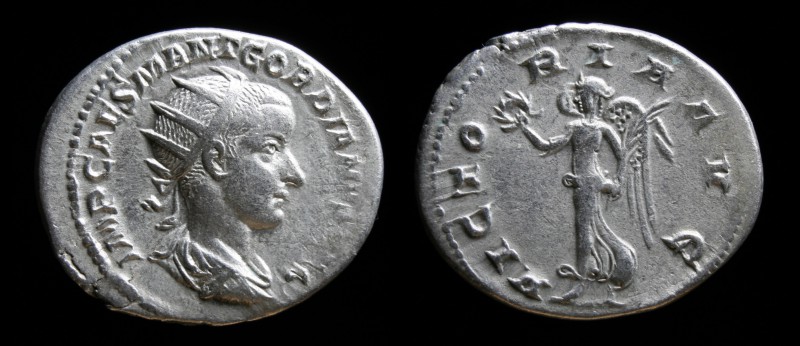 Gordian III (238-244), AR Antoninianus, issued 238 (first emission). Rome, 4.05g...