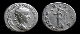 Gordian III (238-244), AR Antoninianus, issued 238 (first emission). Rome, 4.05g, 23mm.
Obv: IMP CAES M ANT GORDIANVS AVG; Radiate, draped, and cuiras...