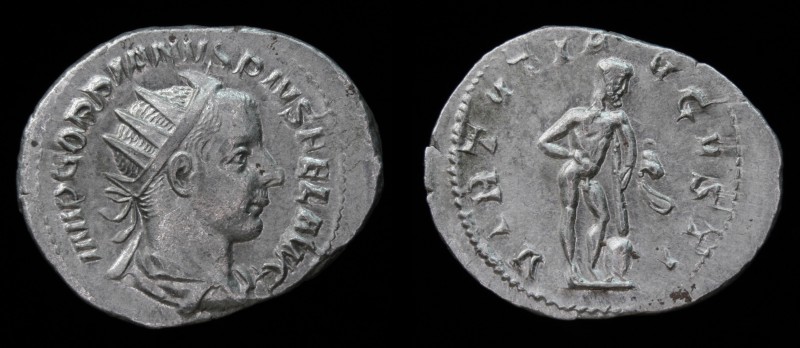 Gordian III (238-244), AR Antoninianus. Rome, 3.89g, 24.5mm. 
Obv: IMP GORDIANVS...