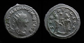 Saloninus, as Caesar (258-60), Antoninianus, issued 259. Antioch, 3.69g, 21.9mm. 
Obv: SALON VALERIANVS NOB CAES, radiate and draped bust right. 
Rev:...