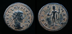 Claudius II Gothicus (268-270), Antoninianus, issued late 268-early 269. Antioch, 2.78g, 20.4mm. 
Obv: IMP C CLAVDIVS AVG, radiate, draped, cuirassed ...