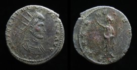 Claudius II Gothicus (268-270), Antoninianus, issued mid-end 269. Rare. Cyzicus, 2.82g, 20.5mm.
Obv: IMP C M AVR CLAVDIVS AVG, radiate and cuirassed ...