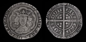 Edward III (1327-1377), AR groat, issued 1351-52. Fourth coinage, Pre-treaty period, series C, London mint, 4.40g, 25.5mm.
Obv: Crowned facing bust, w...
