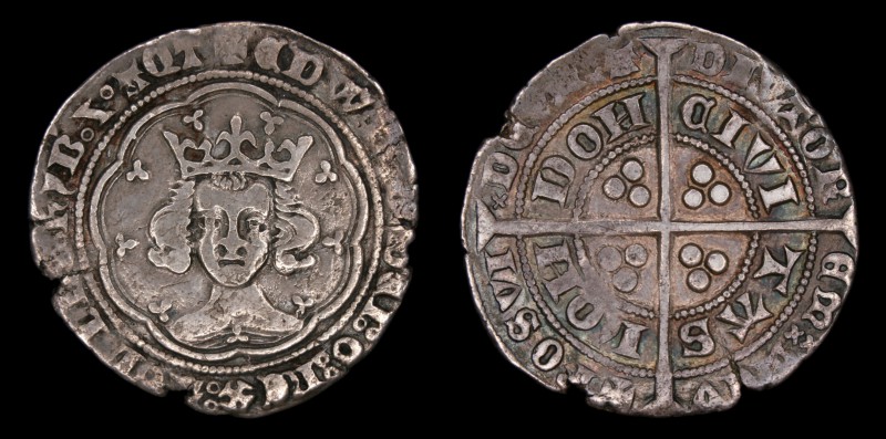 Edward III (1327-77), AR groat, issued 1361-1369. Fourth coinage, Treaty period,...