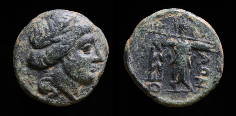 THESSALY, Thessalian League, c. late 2nd-mid 1st centuries BCE, AE Trichalkon, I...