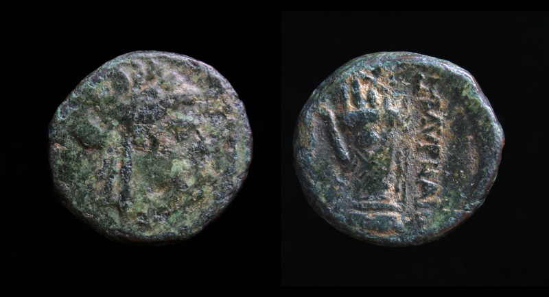 IONIA, Smyrna, 190-170 BC, Metrodoros, son of Menekles, magistrate. 
Obv: Laurea...