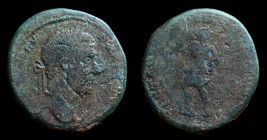 MOESIA INFERIOR, Nikopolis ad Istrum: Macrinus (217-218), struck under Legate Statius Longinus. 12.24g, 27mm.
Obv: AVT K M OΠEΛΛE CEV H MAKPINOC; Laur...