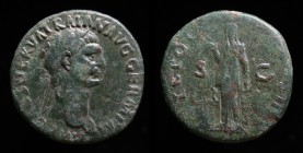 Trajan (98-117), Denarius, issued 98-99. Rome, 9.07g, 26mm. 
Obv: IMP CAES NERVA TRAIAN AVG GERM P M, laureate head right. 
Rev: TR POT COS II S-C, Pi...