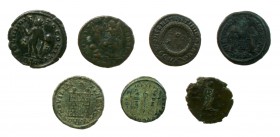Mixed Constantine the Great bronze lot
Includes Sol, Dafne, Votive, VLPP, camp gate, and soldiers with standard reverses, plus one Divus VN-MR type.