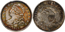 1837 Capped Bust Dime. JR-2. Rarity-3. AU-53 (PCGS).

PCGS# 4529. NGC ID: 237H.