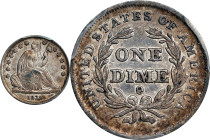 1839-O Liberty Seated Dime. No Drapery. Fortin-105b. Late Die State. Large O. AU-50 (PCGS).

PCGS# 4572. NGC ID: 237Y.