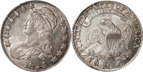 1824/4 Capped Bust Half Dollar. O-110a. Rarity-3. Die State 110.2. AU-55 (PCGS).

PCGS# 6140. NGC ID: 24FK.