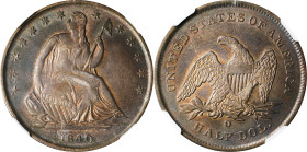 1840-O Liberty Seated Half Dollar. WB-11. Rarity-2. Late Die State. Large O. AU-53 (NGC).

PCGS# 6235. NGC ID: 24GN.