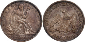 1846-O Liberty Seated Half Dollar. WB-1. Rarity-2. Medium Date. Repunched Date. EF-45 (PCGS).

PCGS# 6255. NGC ID: 24H8.