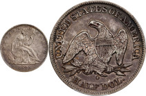 1849-O Liberty Seated Half Dollar. WB-13. Rarity-3. Large O. EF-45 (PCGS).

PCGS# 6263. NGC ID: 24HF.
