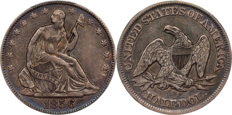 1856-O Liberty Seated Half Dollar. WB-6. Rarity-4. EF-45 (PCGS).

PCGS# 6288. ...