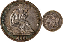 1889 Liberty Seated Half Dollar. WB-101. VF-20 (PCGS).

PCGS# 6371. NGC ID: 24L4.