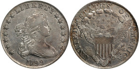 1799 Draped Bust Silver Dollar. BB-166, B-9. Rarity-1. VF-35 (NGC).

PCGS# 6878. NGC ID: 24X7.