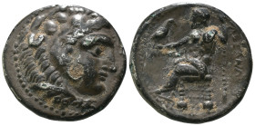 Macedonia. Alexander the Great. (336-323 BC) AR Tetradrachm. Obv: head of Alexander the great right. Rev: sitting Zeus holding eagle and scepter. Weig...