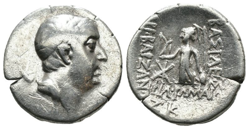 Kingdom of Cappadocia. Ariobarzanes I Philoromaios (95-63 BC). AR Drachm. Eusebe...