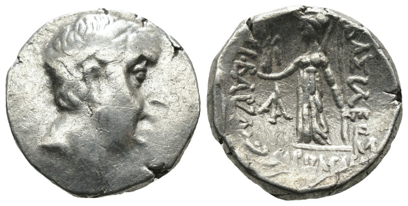 Kingdom of Cappadocia. Ariobarzanes I Philoromaios (95-63 BC). AR Drachm. Eusebe...