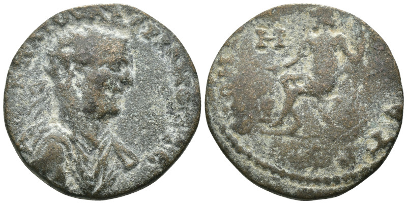 Valerian I. (253-260 AD) Æ Bronze. provincial mint. Weight 17.11 gr - Diameter 3...