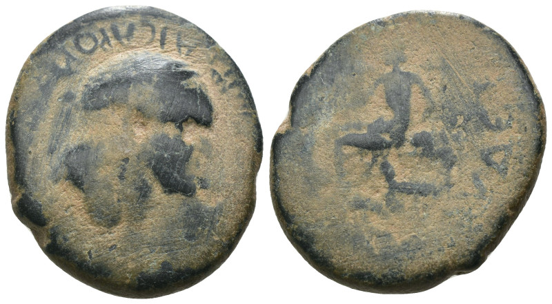 Titus. (79-81 AD). Bronze Æ. provincial mint. Weight 10.01 gr - Diameter 26 mm