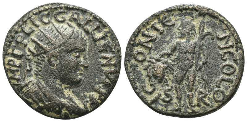 Gallienus. (253-268) Æ Bronze. Pisidia. Antioch. Obv: laureate bust of Gallienus...