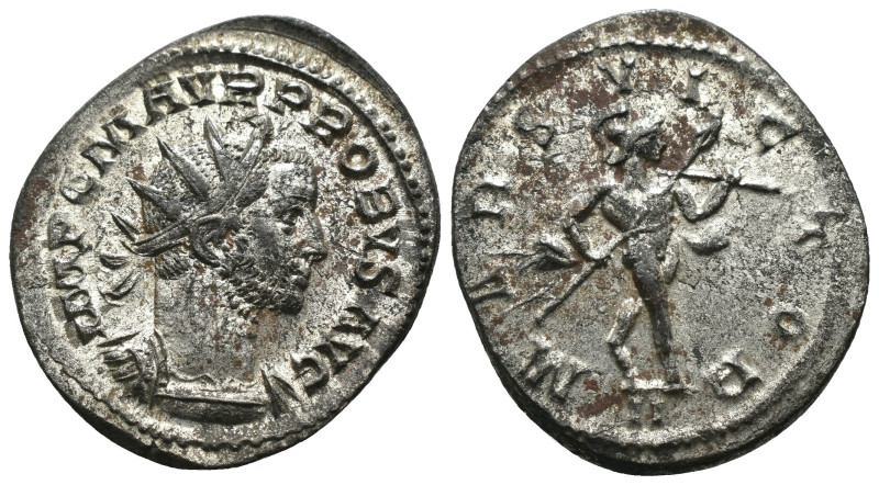 Probus. (277 AD). silvered Æ Antoninian. Lugdunum. Obv: IMP C M AVR PROBVS P F A...