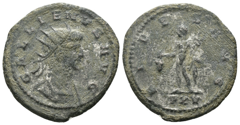 Gallienus. (253-268 AD). Æ Antoninian. Antioch. Obv: GALLIENVS AVG. radiate and ...